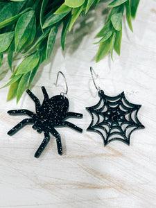 Spider Web Earrings