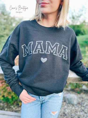 Mama 🖤 : Crew Sweatshirt